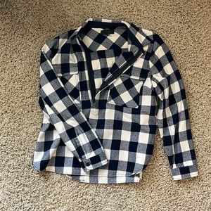 jcrew quarter zip flannel
